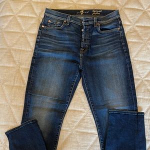 7 For All Mankind high waist josefina jeans … size 30